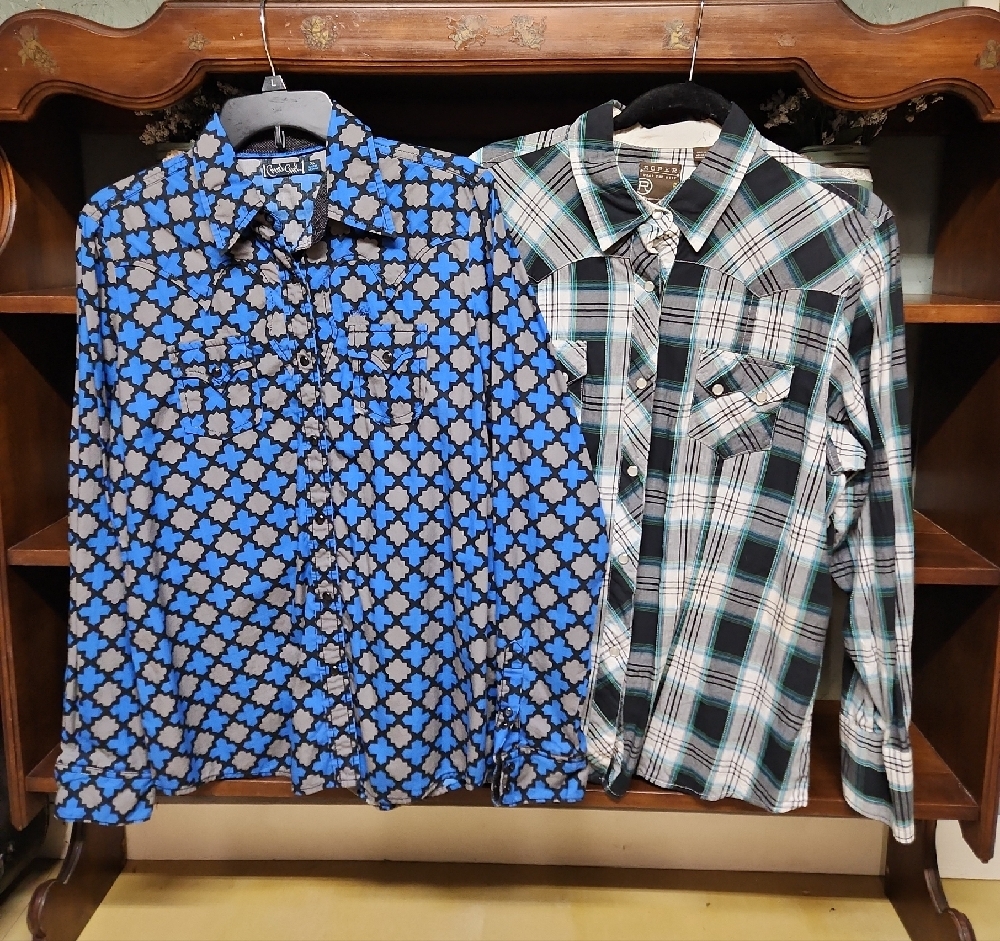Get Both These Pearl Snap Shirts